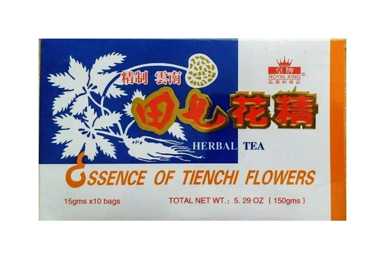 Royal King Essence of Tienchi Flowers Herbal Tea 10 Bags