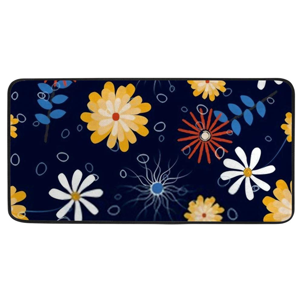 Tapis de cuisine antidérapant hiver 99x51 cm confortable coloris 2