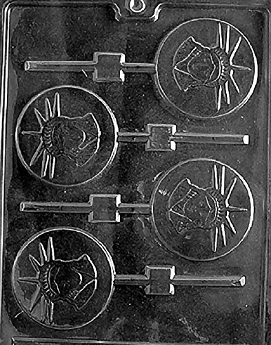 Amazon Com Grandmama S Goodies P014 Statue Of Liberty New York Lollipop Chocolate Candy Soap Mold With Exclusive Molding Instructions Home Kitchen