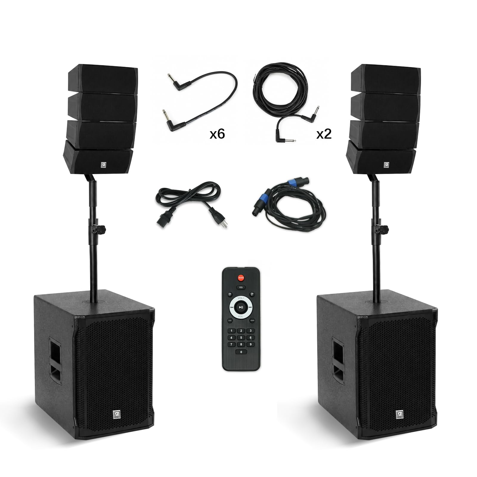 LVP-15 15" Active Line Array PA System