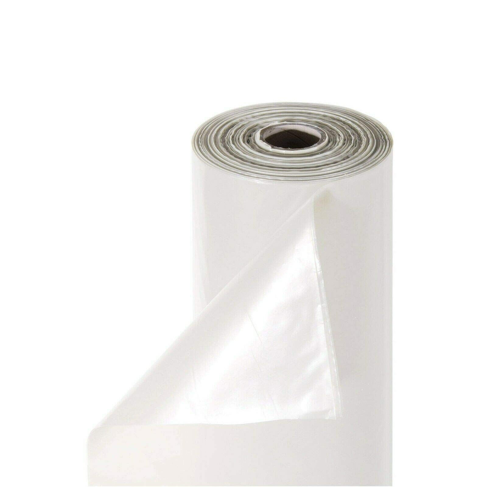 GardenersDream Heavy Duty Plastic Sheeting - 500G Thick Clear Plastic Sheeting for Garden, DIY, Yard, Construction, Builders Work - Waterproof Polythene Cover Sheets (4m x 6m)