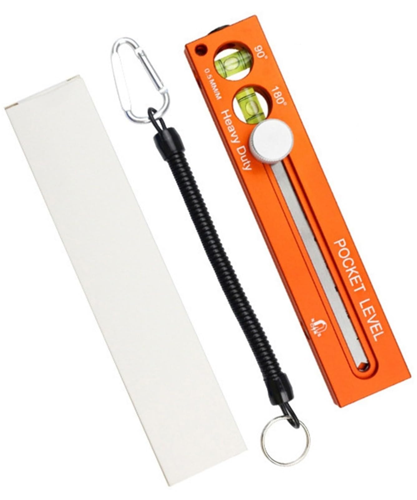 Adjustable Woodworking Leveling Marking Ruler, Multifunctional Marking Level Ruler,4-Inch Multi-Angle with 90° & 180° Spirit Levels,for Woodworking,Carpentry & DIY(Orange)