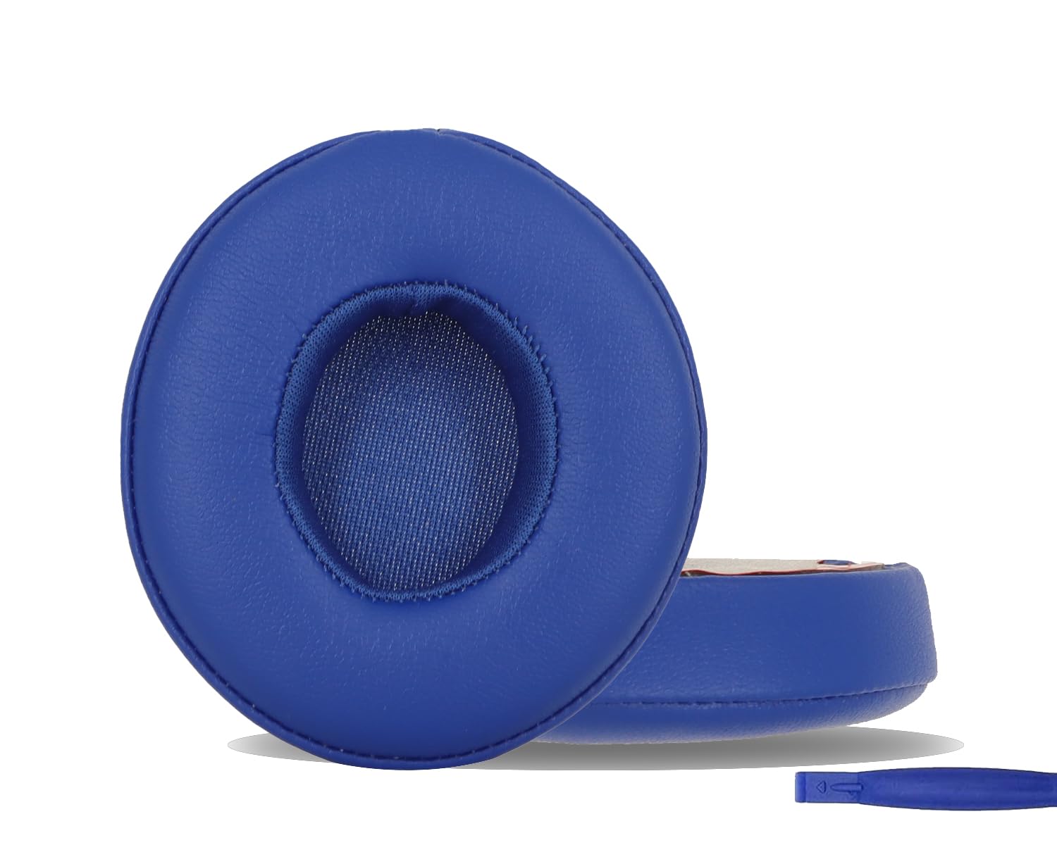 HiFlying Replacement Ear Pads Cushions for Beats Solo 2 & Solo 3 Wireless On-Ear Headphones, Earpads with Soft Protein Leather, Noise Isolation Memory Foam Repari Parts (Blue)