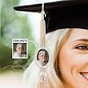 Llavero de Foto para Birrete Personalizado con Alas de Ángel - Regalo de Graduación en Memoria 7