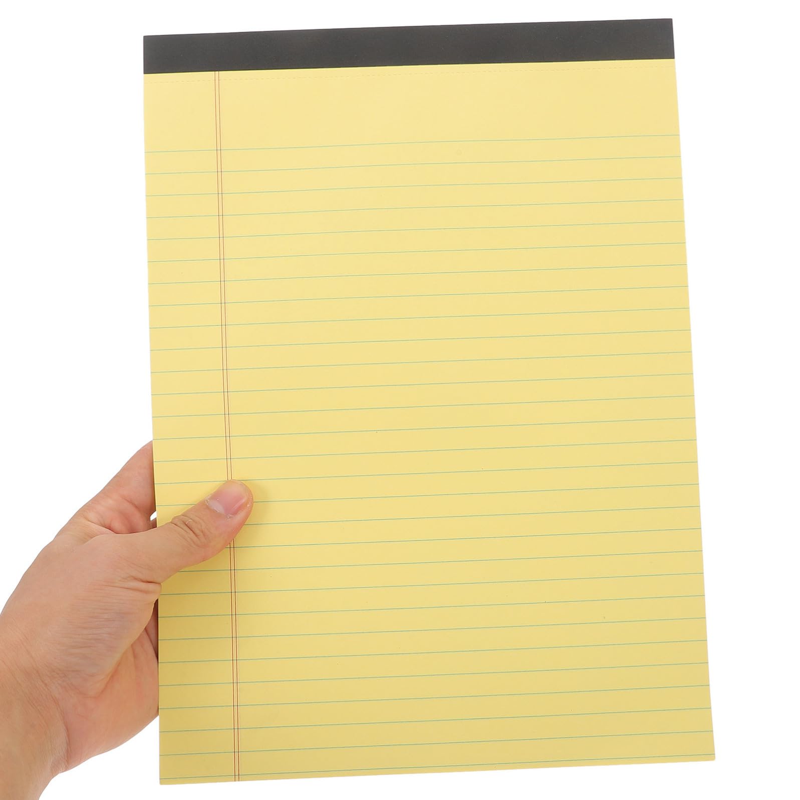 Blocco Note A4 Giallo Carta a Righe, Design Staccabile, 4 Pezzi, Comodo da Trasportare, come Blocco per Appunti e Pianificazione