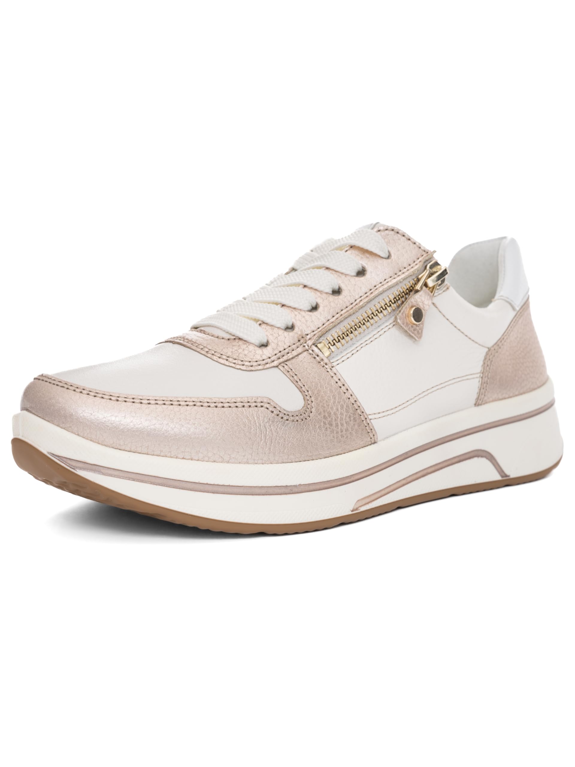 ARA Women's Sapporo Trainers, Sand Cream White, 37.5 EU Weit
