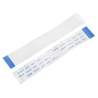 Vista 91 de uxcell Cable plano flexible FFC, 5 clavijas de 0.020 in de paso de 1.181 in, FPC FFC, cable de cinta flexible para TV LCD, audio de coche