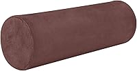 Vista 28 de Almohada cervical rosa para aliviar el dolor de cuello, almohadas redondas para el cuerpo, soporte lumbar, almohada de rodilla para cama, piernas