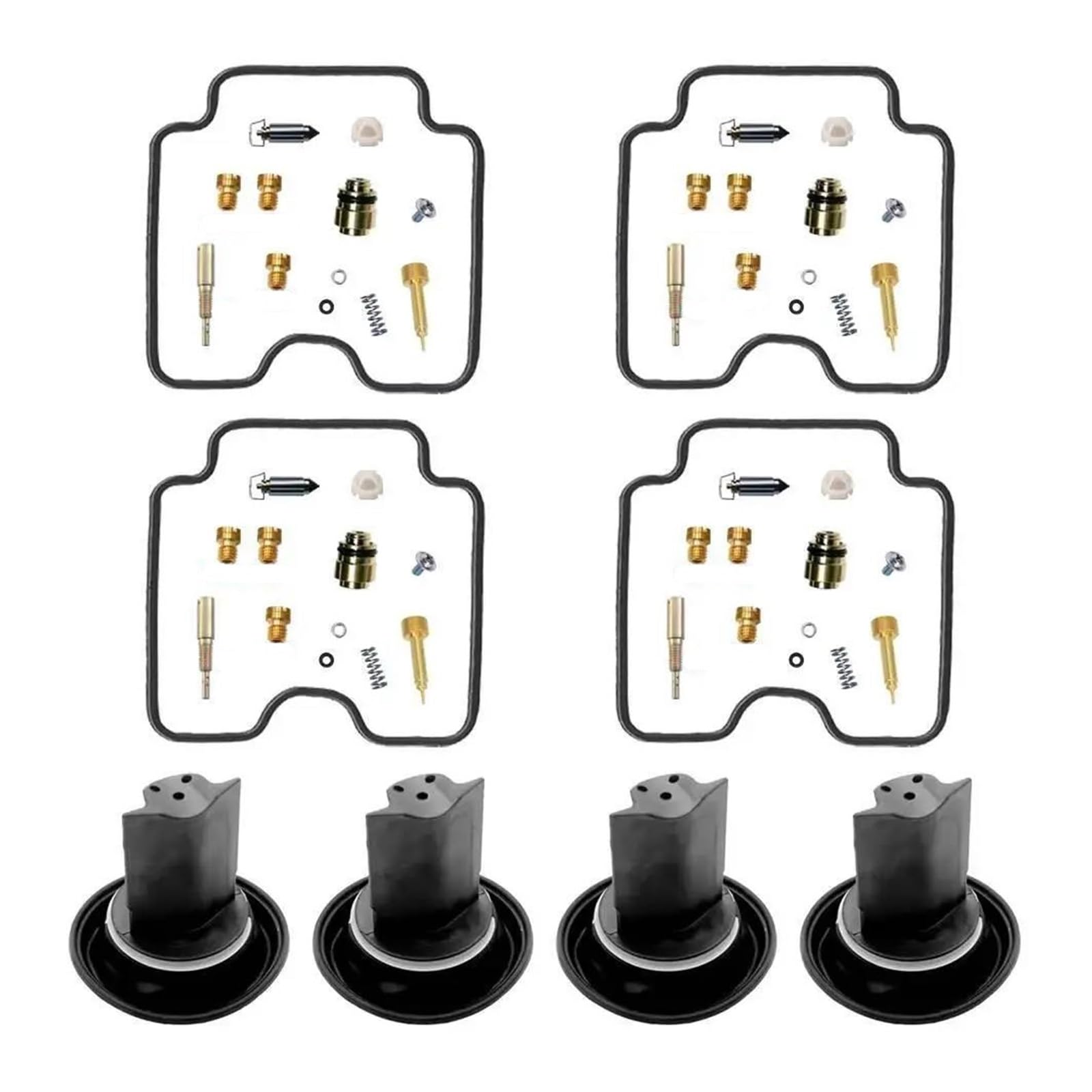 Carburetor Repair Kit Float Throttle Valve & Diaphragm Parts for YAM&AHA FA&ZER FZS1000 FZS 1000 FZ-1 2001-2005(Style D)