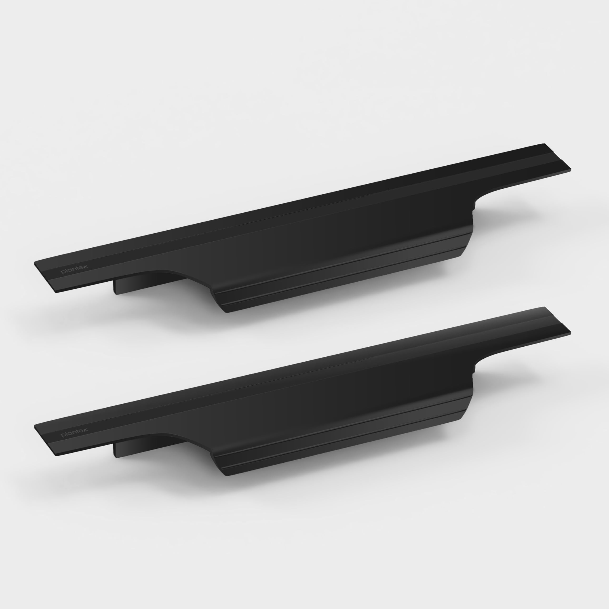 Plantex Profile Handles - Black Kitchen Drawer Pulls -19 Plantex Profile Handles - Black Kitchen Drawer Pulls -19