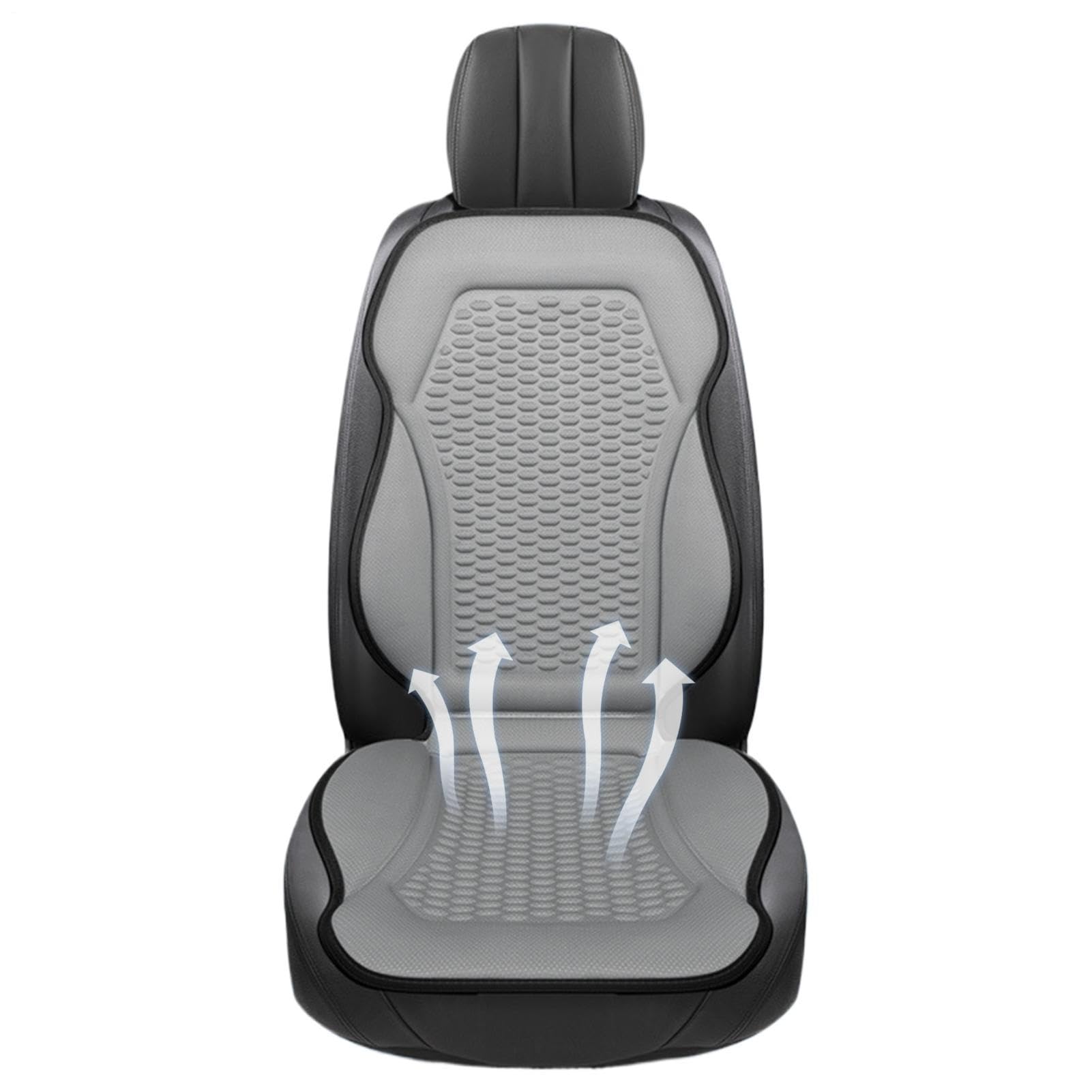 Coussin de Siège Auto Rafraîchissant | Antidérapante Respirante Été Ergonomique - Housses De Siège Auto Rafraîchissantes Ventilées,Pour Camion Camping-Car Berline Véhicule Voyage Long Trajet Conduite