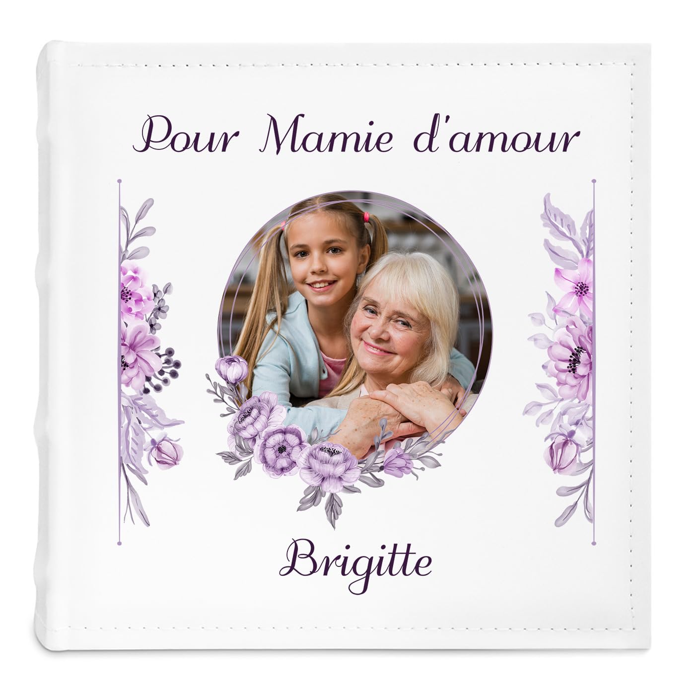 Maverton Album Photo Avec Poche Ouvrable Sur Couverture - Livre Photo Gravé Avec Pochettes