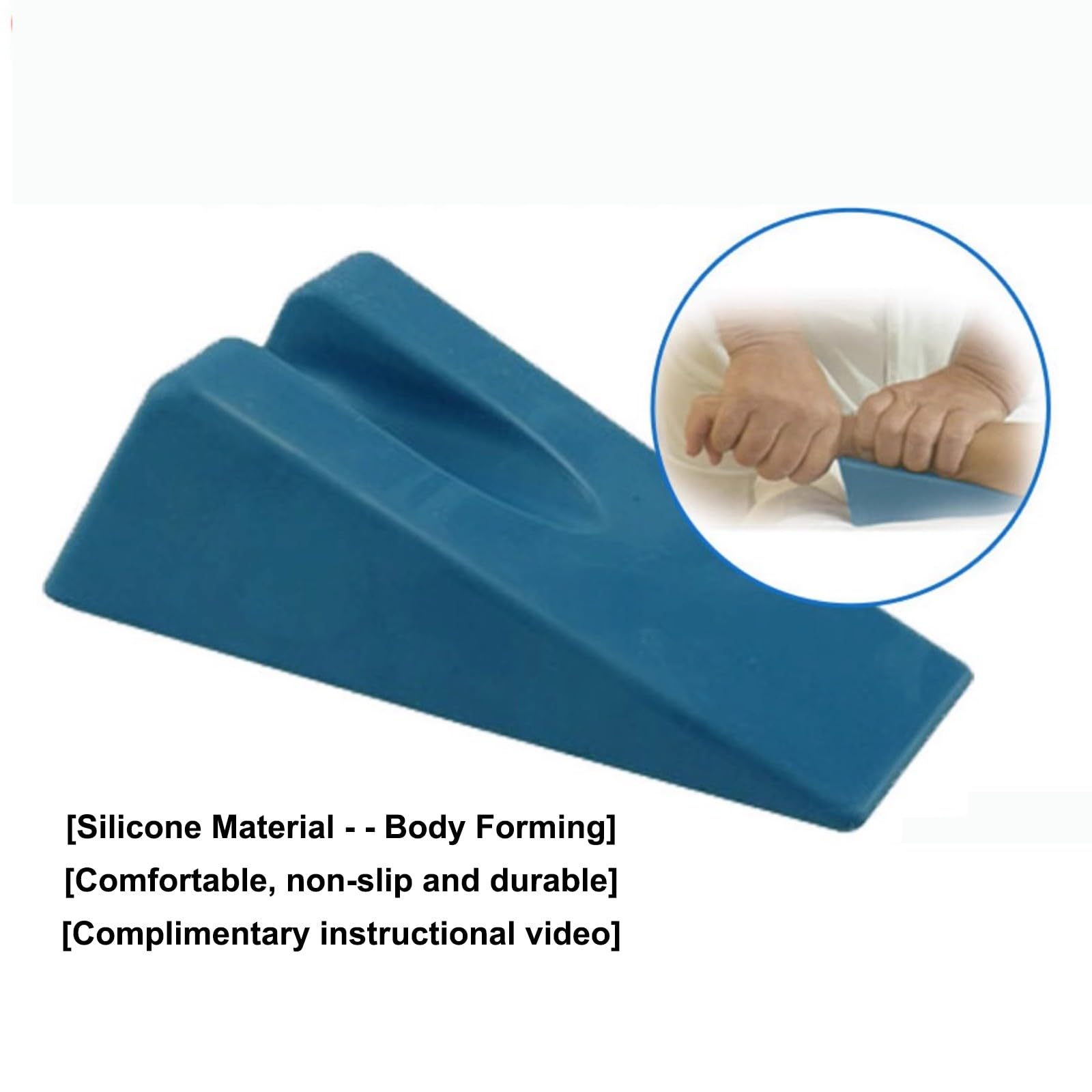 Almohada de cuña para Terapia física, Almohadilla de cuña para movilización de articulaciones, Herramienta de Tratamiento de rehabilitación del Dolor espinal
