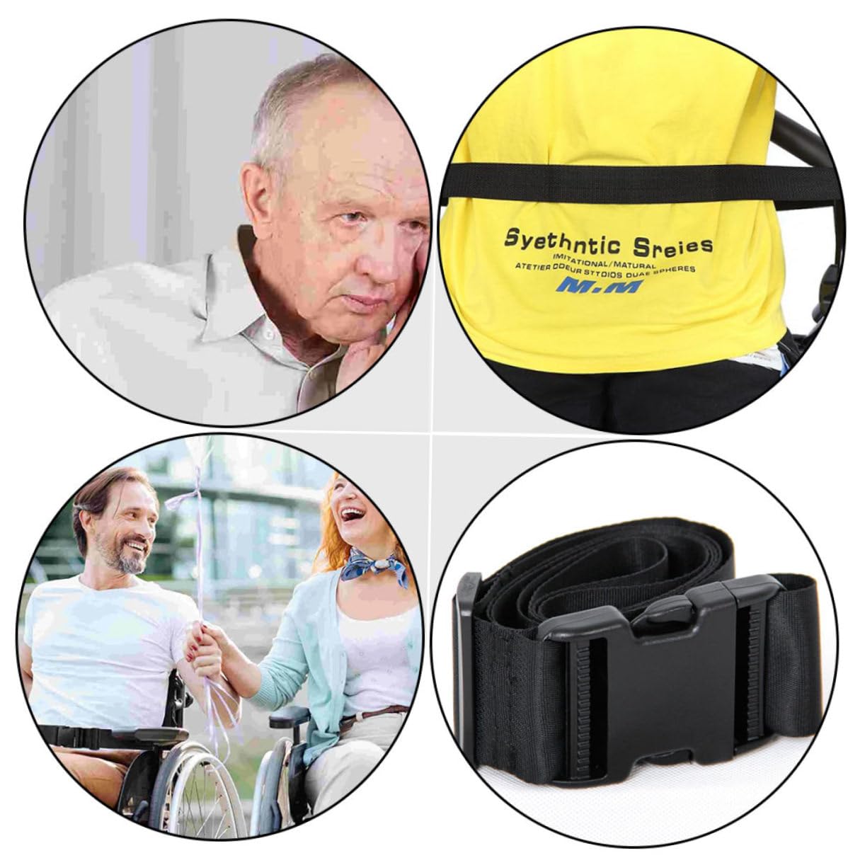 FOMIYES Accessories Nylon Anti-Skid Restraints Harness for Chest Abdomen Protection