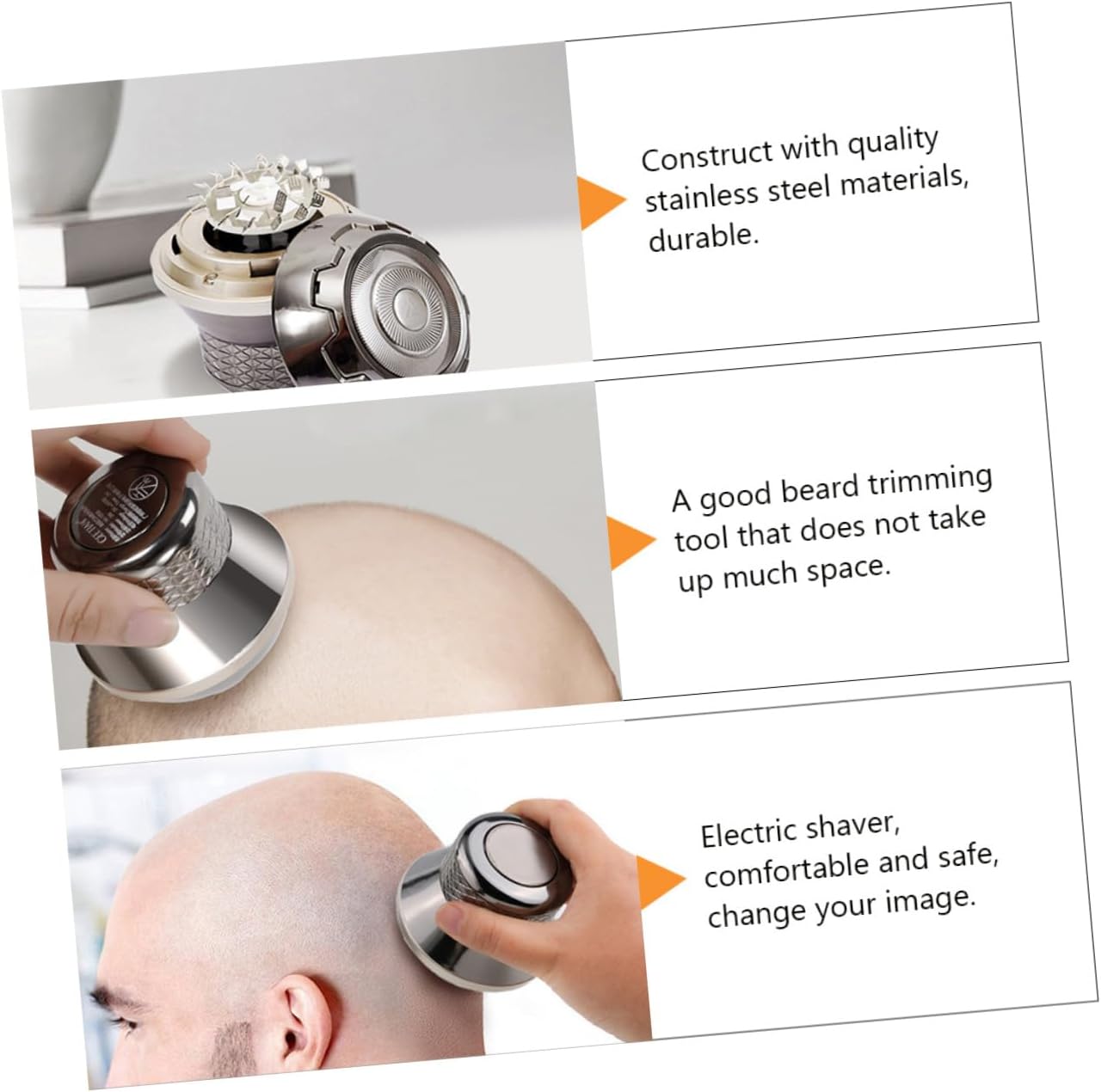 1set Electric Shaver Hair Clipper Trimmer for Men Cordless Shaving Machine Safe Facial Grooming Compact Design for Versatile Styles