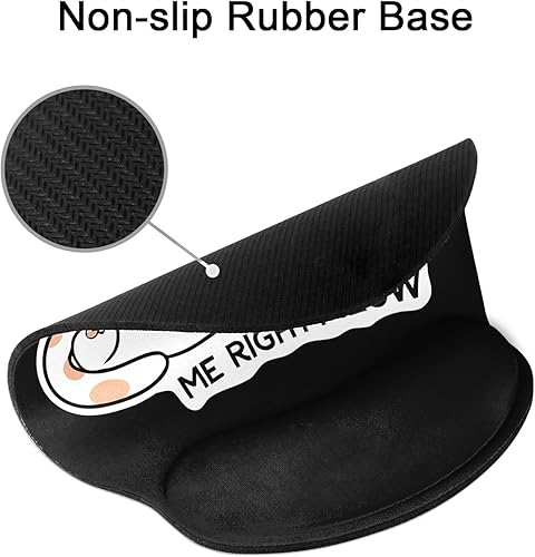 Miniatura 7 de Britimes Ergonomic Mouse Pad with Wrist Support Mandala Floral Non-Slip Rubber Base Mousepad for Home Office Gaming Working Computers Laptop Easy