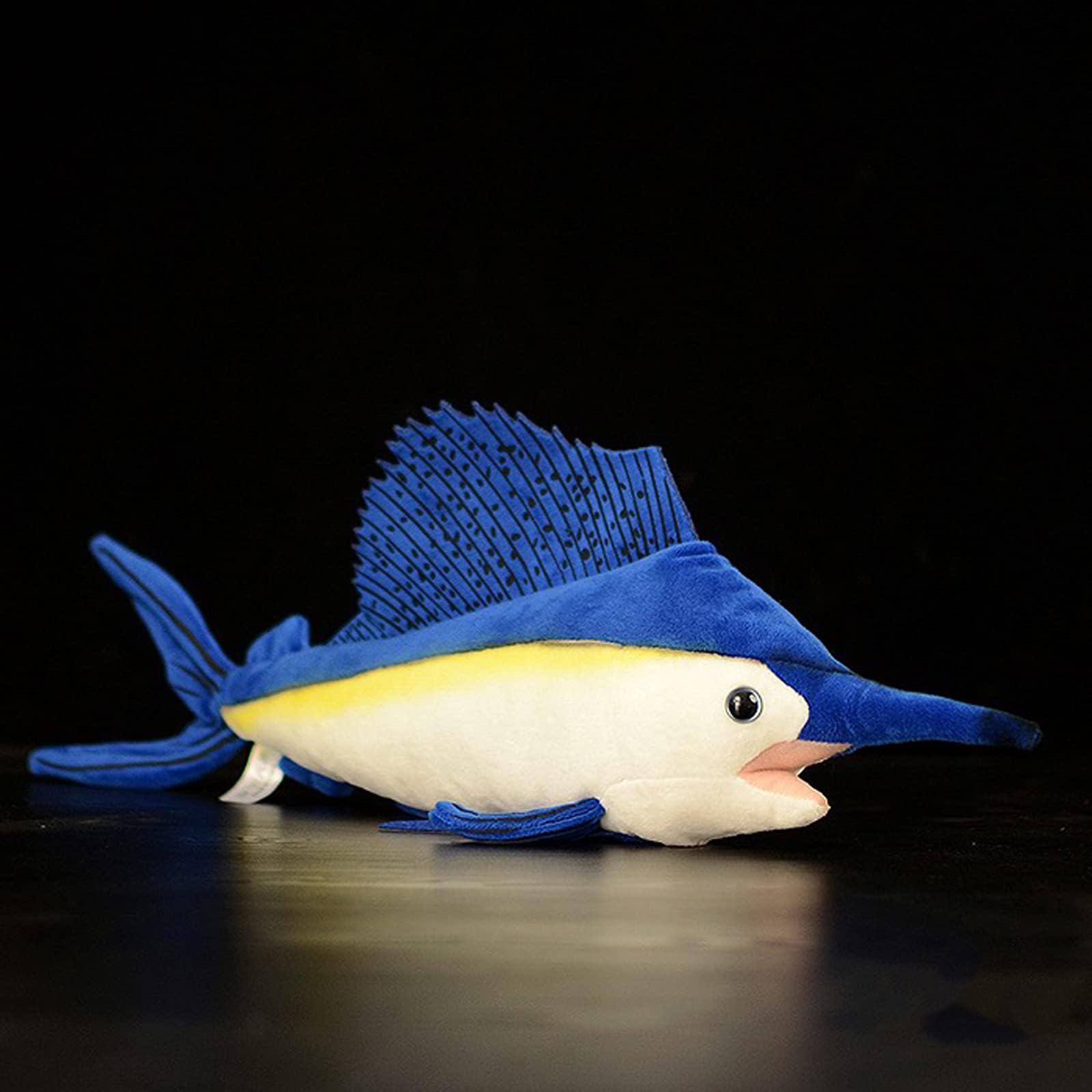 Cuddly Toy Swordfish Fish Plush Toy Sailfish Super Soft Fish Stuffed Sea Animal Oceanarium Souvenirs for Cuddling Napping & Home Decor Baby Kids Gift for Easter Christmas Boys Girls (45cm - Image 4