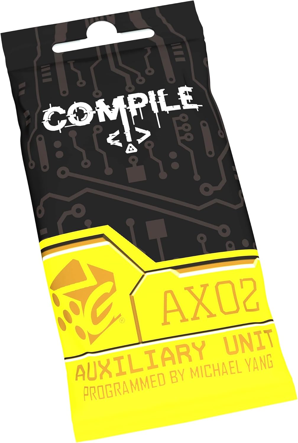 Synapses Games: Compile: Aux 2 - Mini Expansion, Auxiliary Unit, Area Control Strategy Card Game, 3 New Protocols, Play As AI, Ages 14+, 2 Player