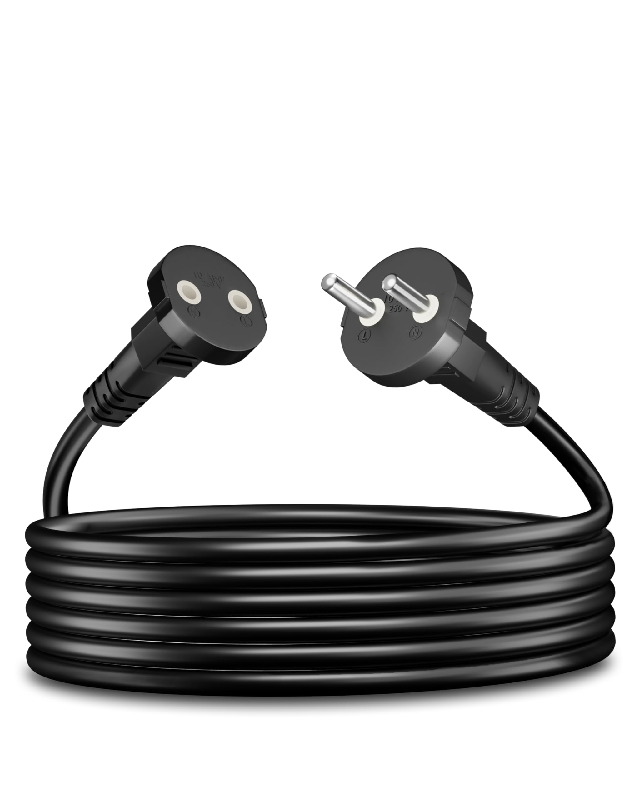 FEDUS 10M Long 18AWG Heavy Duty Male to Female 2 Pin Power Extension Cord Wire, 10amp Indoor Outdoor Power Cord Extension Electrical Extender Power Cable for appliances, Electronics, and Power Tools.-image-21