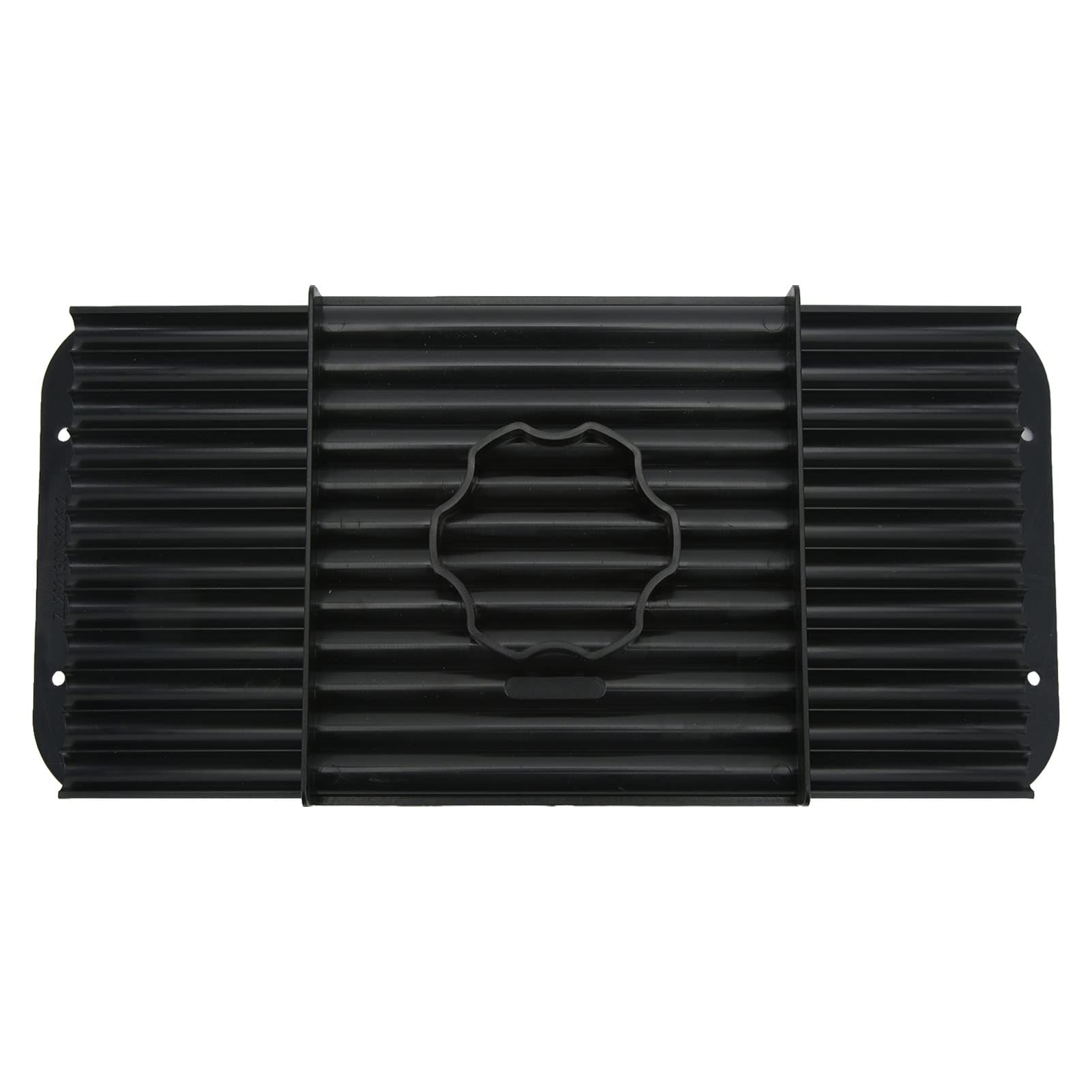yaogohua Bait Rolling Plate ABS Plastic Black Portable Lightweigh Fishing Bait Roll Board for Outdoor Bait Saver Bait Rolling Plate Fishing Bait roll Board(16mm)