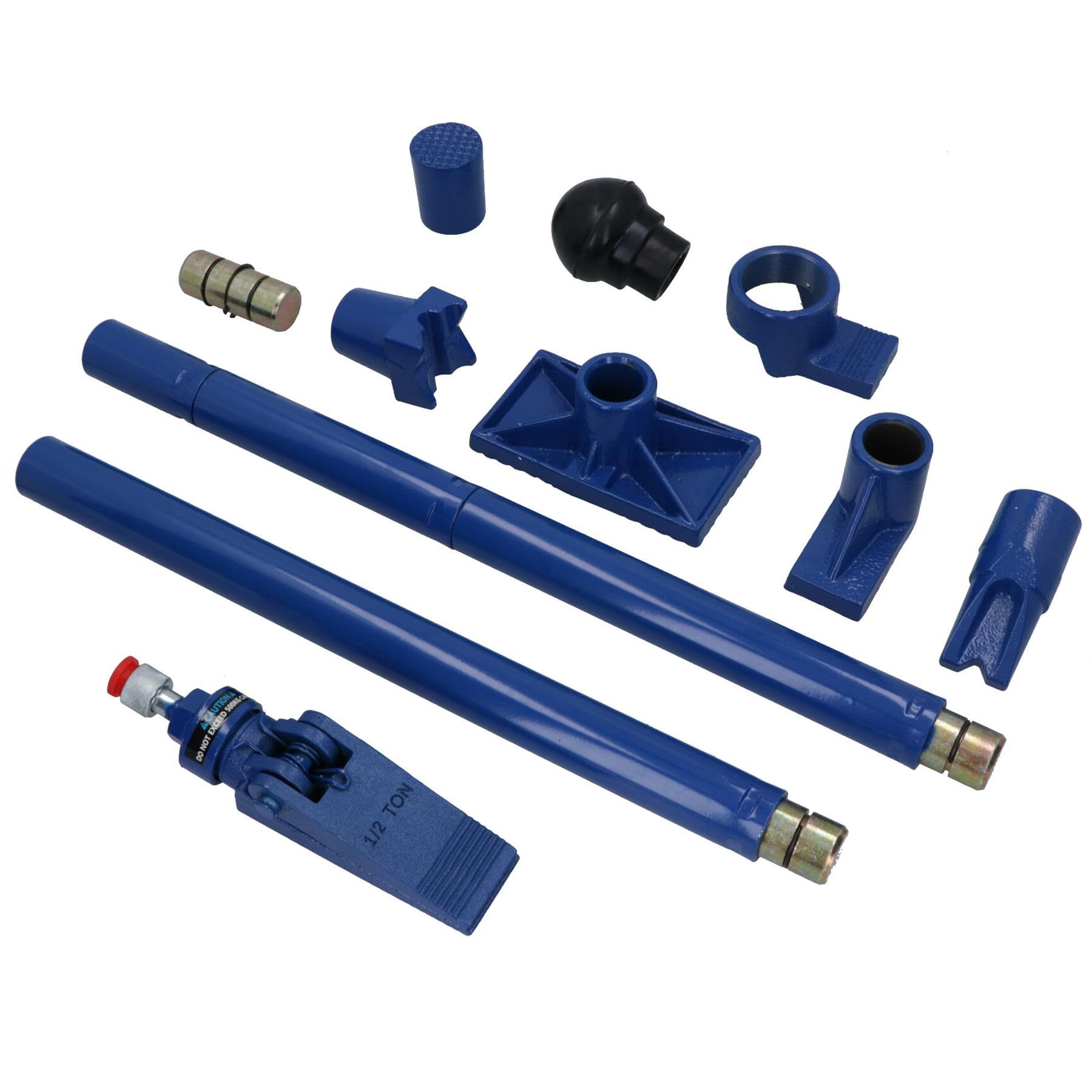 AB Tools 10-tonowa pompa hydrauliczna Porta Power Jack z akcesoriami naprawa ramy wgniecenia