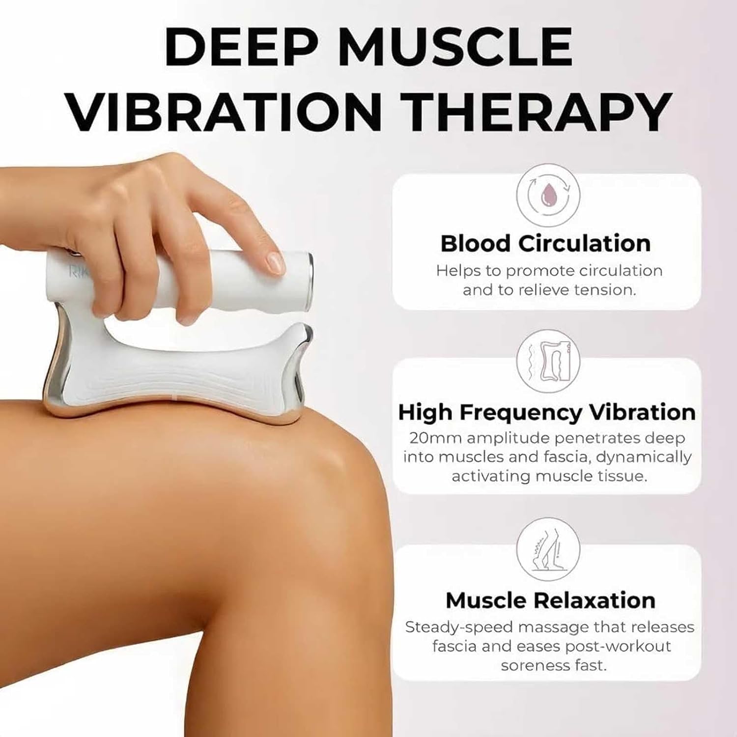 Full Body Contour Device with Heat & Ems, 2026 New Multiple Heated Muscle Scraping Tool, Electric Fascia Knife for Belly, Arm, Waist, Leg - Image 3