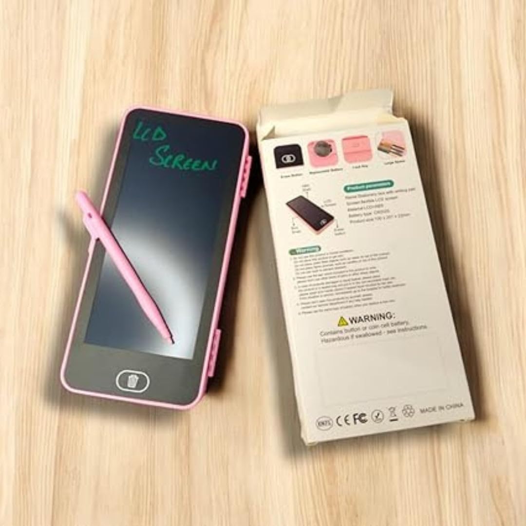 Gadget Deals-2 in 1- Pencil case for Girls | Pencil case for Kids | Writing Tablet |LCD Display- pencilcase Pouch | Pencil Box for Kids Girls | LCD Drawing Pencil Box |pad-for Schools(Color May Vary) 3