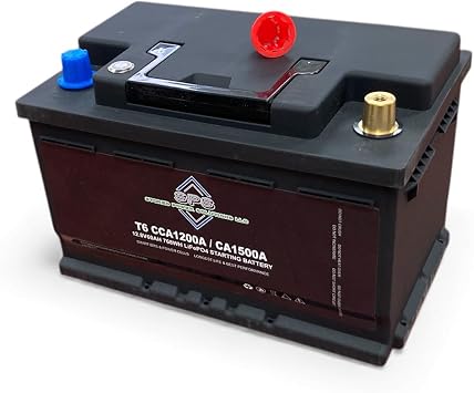 Lithium Car Starting Battery, BCI Group Size 91 / T6-LBN3