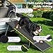 74'' L & 20'' W Longest Dog Ramp for Car - Extra Wide Portable Pet Dog Ramps for Large Dogs, Dogs Cars Ramp for Car SUV/Truck/RV/Bed, Lightweight Ramps with Non-Slip Mesh Up to 250LBS, Black