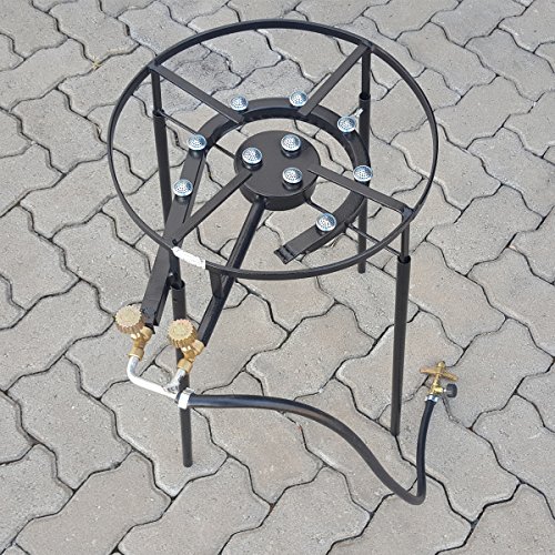 Fogareiro 10 Caulins Alta Pressão Camping Cerveja Artesanal