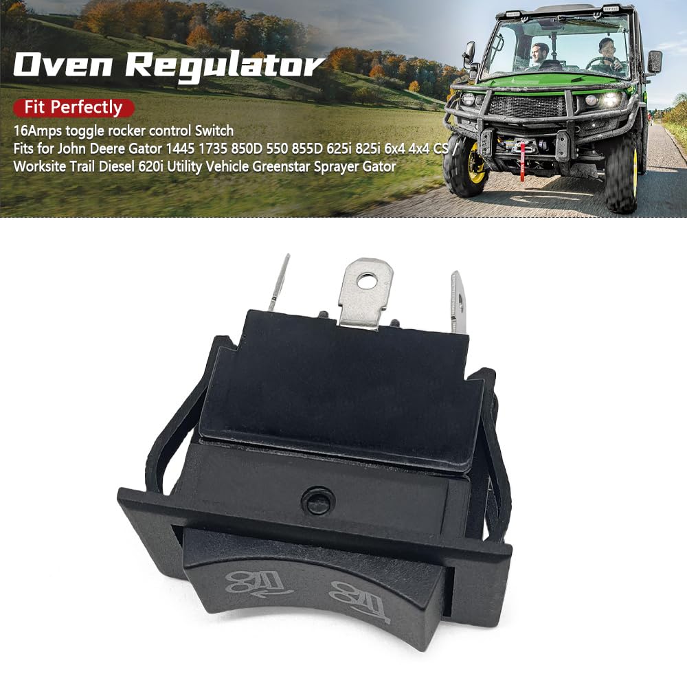 Power Lift Rocker Switch Fit for John Deere Gator 1445 1735 850D 550 855D 625i 825i 6x4 4x4 CS, Bed Box Lift Toggle Rocker Switch Replace AM116712 AM121387