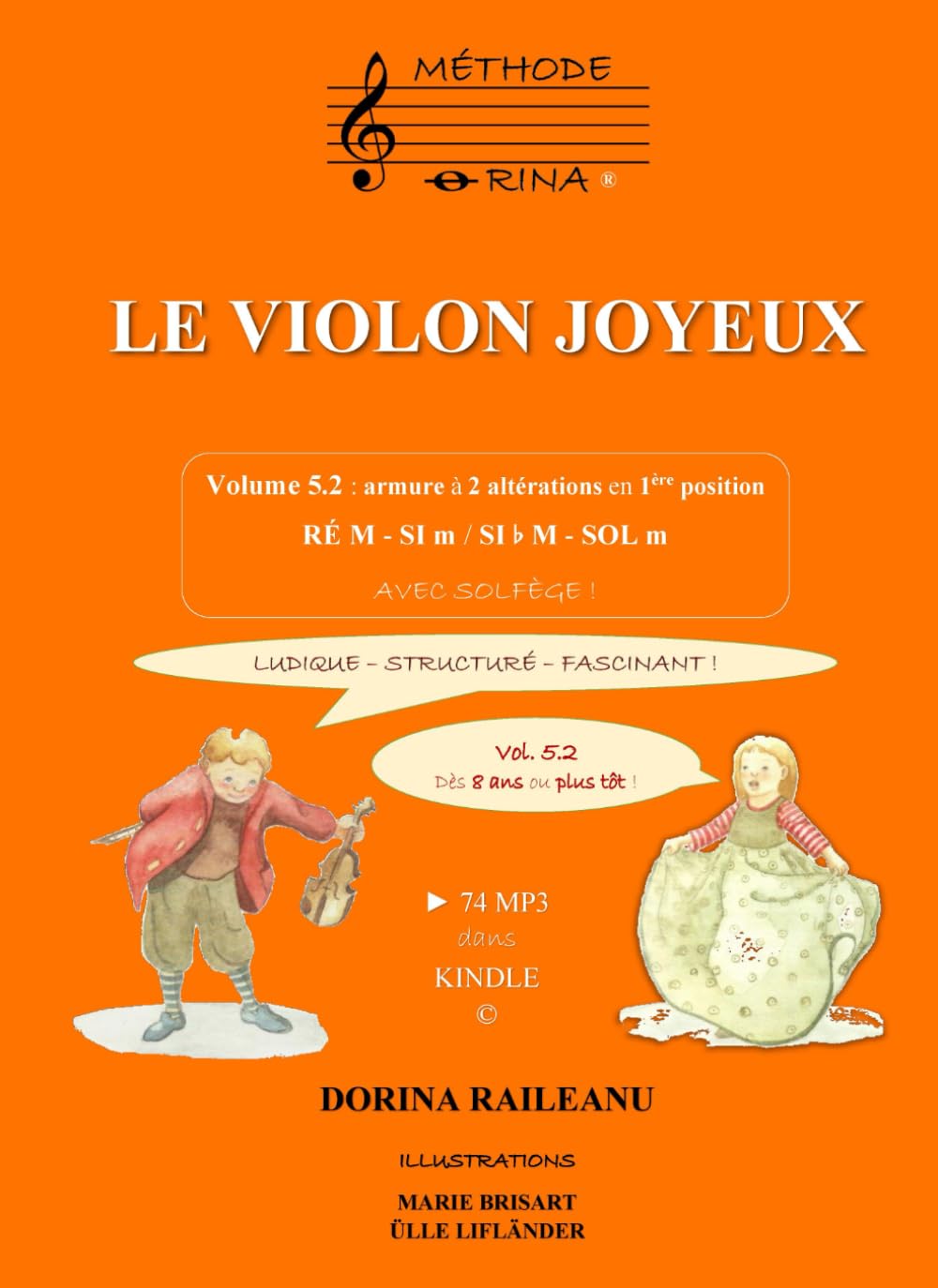 Violon Joyeux Vol 5.2 Position I, solfège et altérations dès 8 ans