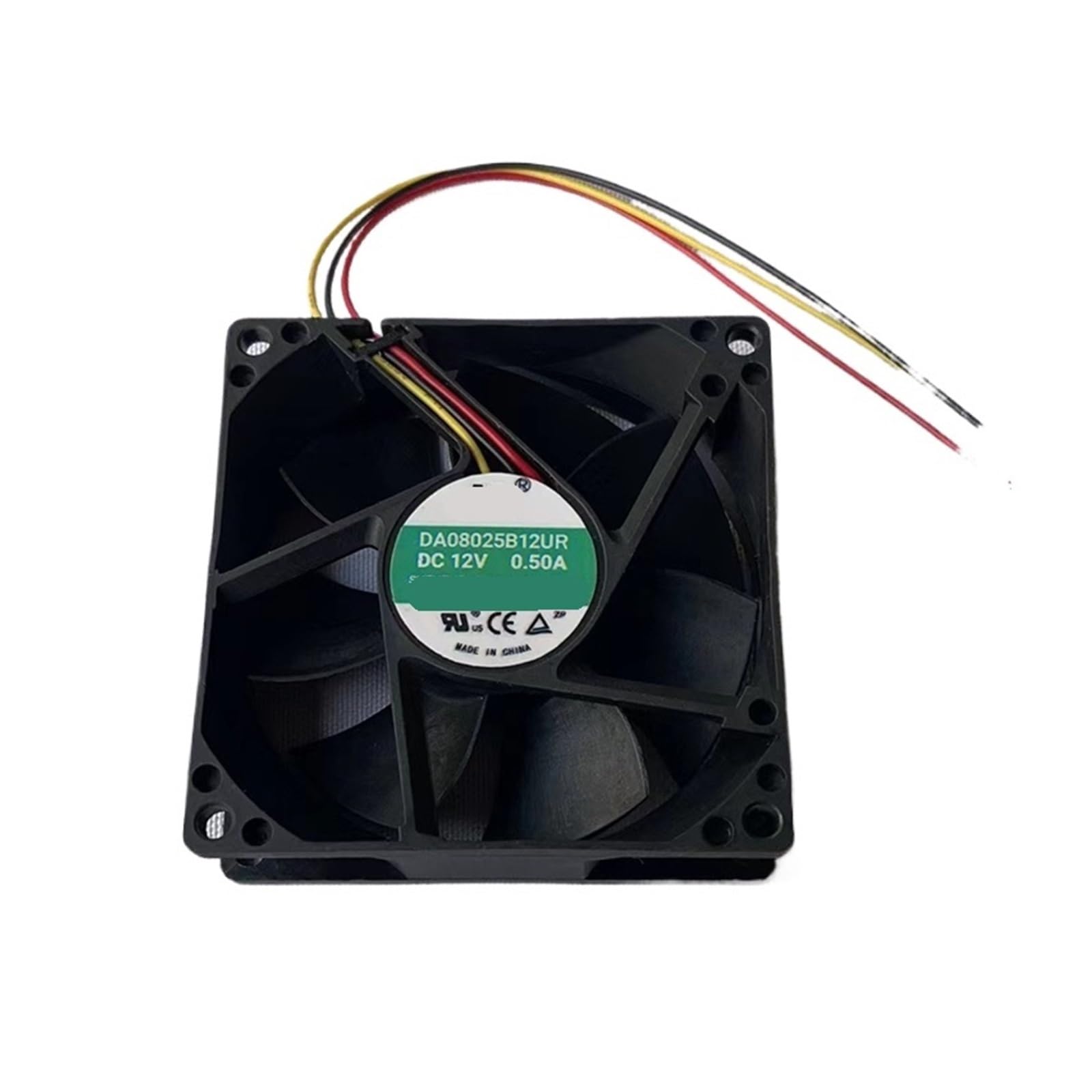 YMUGUEGH 80x80x25mm DA08025B12UR DA08025B12/B24UA/UH/UG/HG 8025 12V/24V(DA08025B12UR 0.50A)