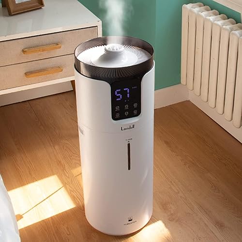 Miniatura 2 de Humidificador grande ultrasónico de niebla fría de 16L4.2Gal + 8L Humidificadores de niebla cálida Habitación grande dormitorio con luz nocturna
