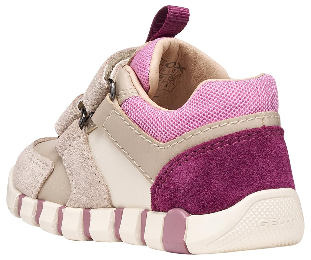 Geox Baby Girl B IUPIDOO Girl C First Steps Beige/DK Pink 18_EU