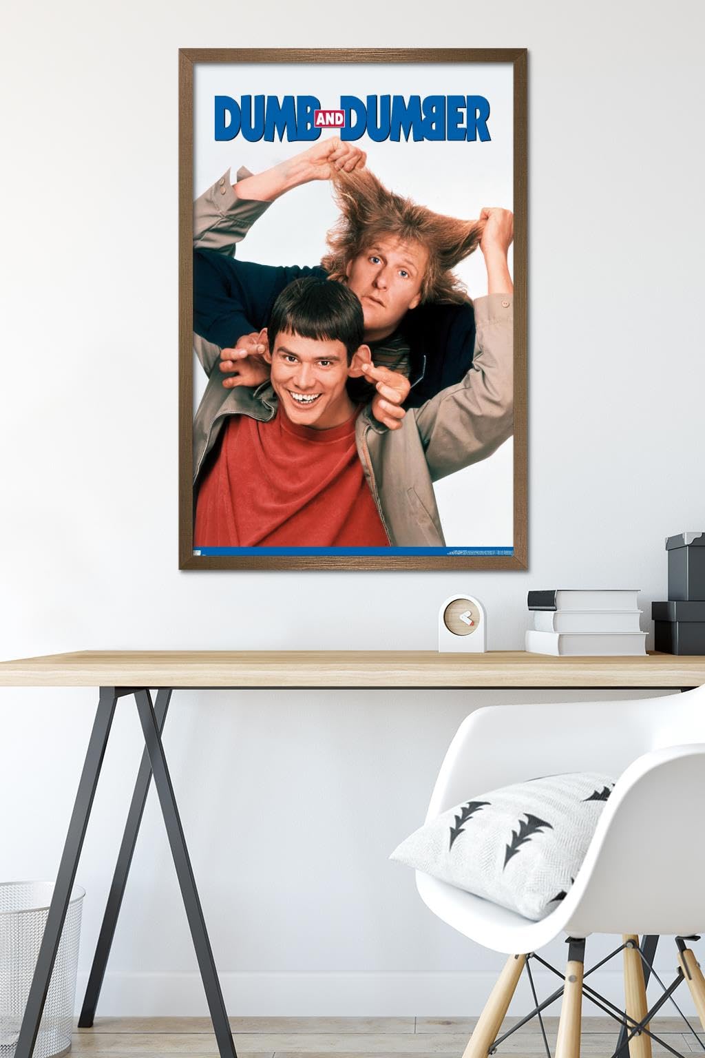 KARFRI Poster con Jim Carrey Dumb And Dumber 2, in metallo, stile retrò, decorazione da parete per bar, grotta, bar, famiglia, garage, 20 x 30 cm
