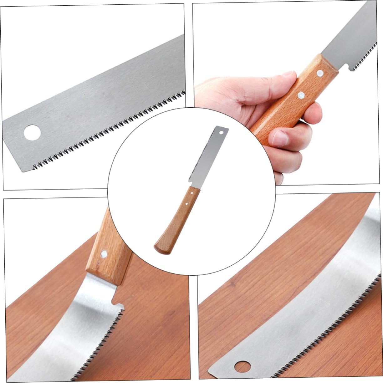 Gadpiparty 3pcs Wooden Handle Fine Tooth Saws for Woodworking Flush Cut Saws Precision Cutting