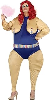 FIESTAS GUIRCA | Drag Queen Fancy Dress Adult - Jumpsuit and Breasts - Costumes for Stag Do, Carnival and Fancy Dress Part...