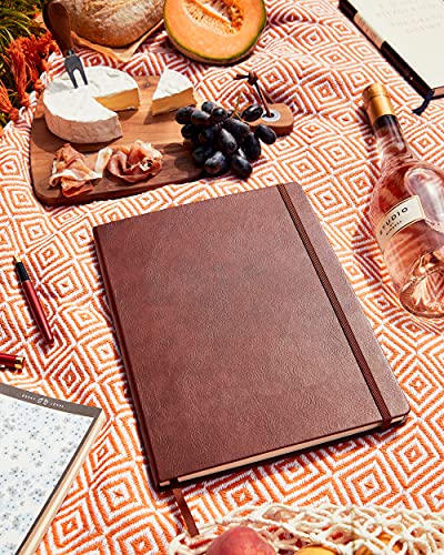 Beechmore Books Large Ruled Notebook - Xl, Brown | Premium Large Hardcover Journal With Vegan Leather, Thick 120Gsm Cream Lined Paper | Gift Box | For Writers, Journalers, Business Meetings & Students #TOP1