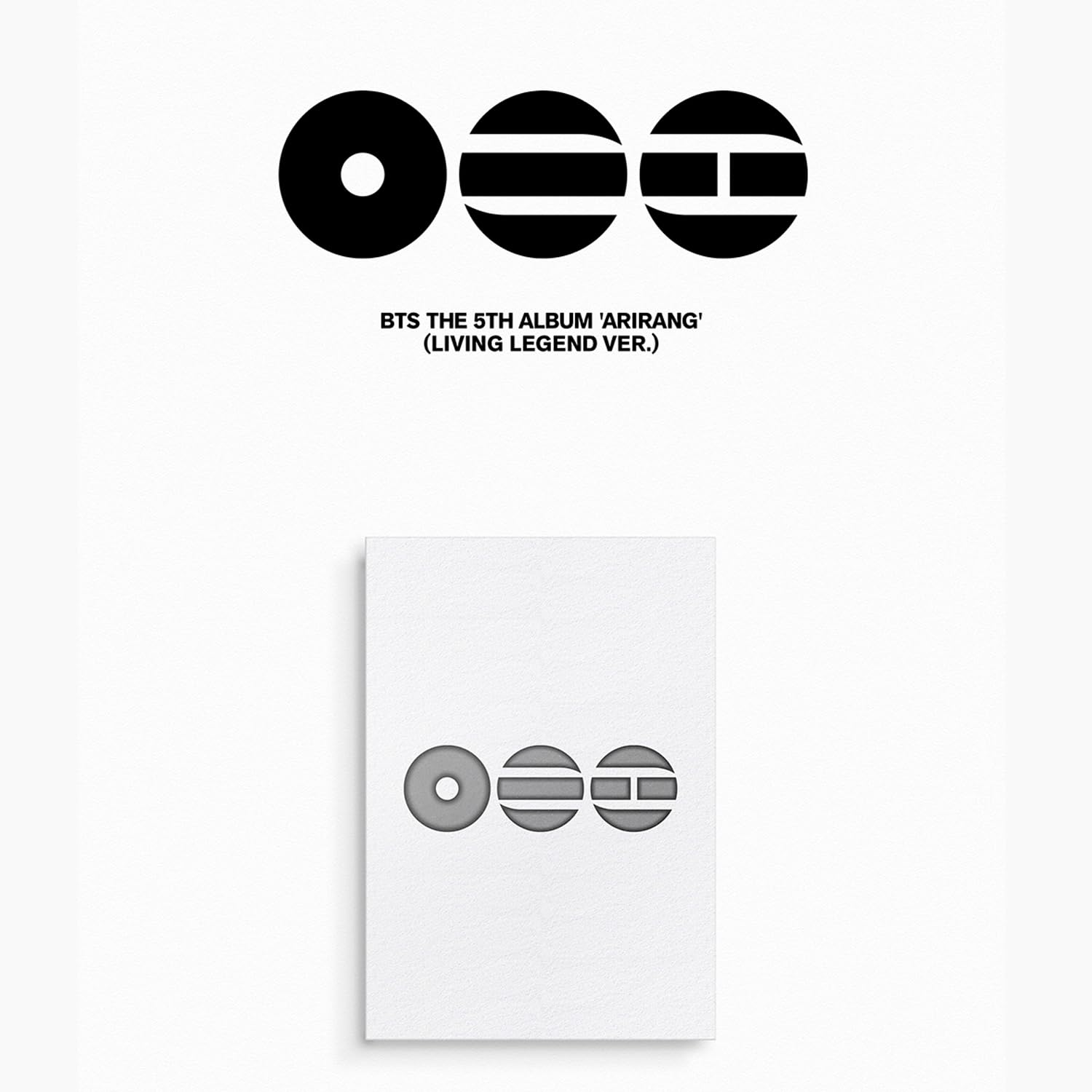 A'RIRANG The 5th Album (Living Legend Ver.) Outbox R + Lyric Booklet + Archive Tag + Dust Jacket + Sticker Pack + 4 Extra Photocards Official K-POP Sealed Album