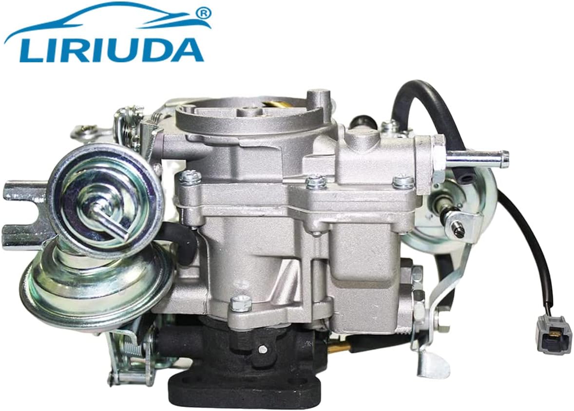 Side view of the carburetor showing various ports and connections
