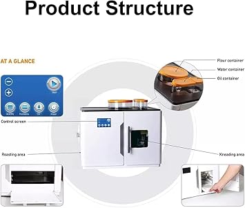 Automatic Roti Maker - Electric Chapati & Tortilla Machine, Makes 20 Flatbreads & Pancakes Effortlessly, Perfect For Home Cooking & Parties