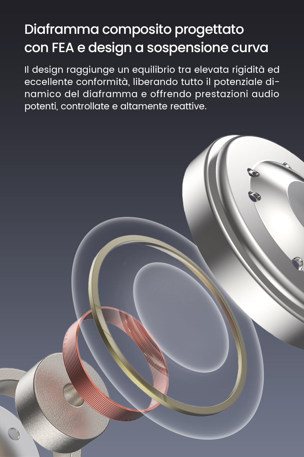 TANCHJIM ORIGIN Auricolari Cablati In-Ear, IEM 1DD DMT5 con Voce Migliorata, Cavo Scollegabile 2Pin 0.78 e 3 Ugelli di Accordatura, Doppio Circuito Magnetico a Bassa Distorsione per Audiofili