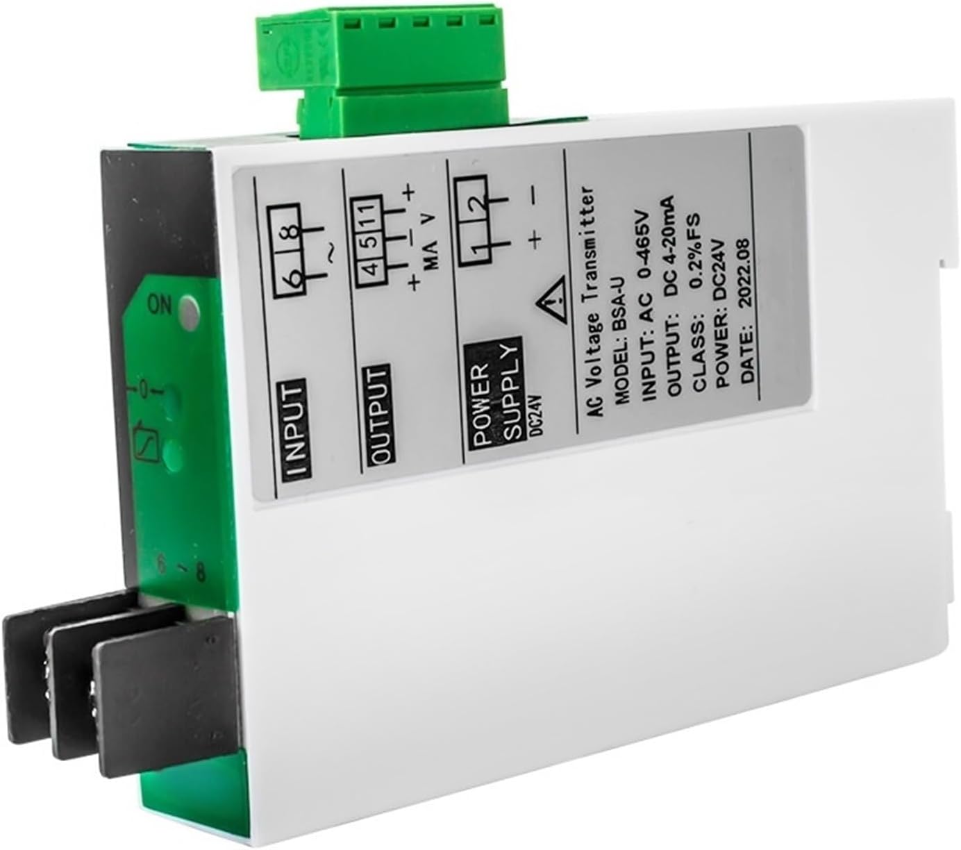 Voltage Transducer AC Voltage Transmitter 0-10V Voltage Converter with DC24V(Input AC 0-220V)