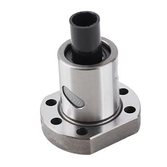Ball Screw with Ball Nut High Precision 16mm Bearing Steel Flanged Ball Screw for RM1605 SFU1605 CNC Machinery Tools Durable and Rustproof