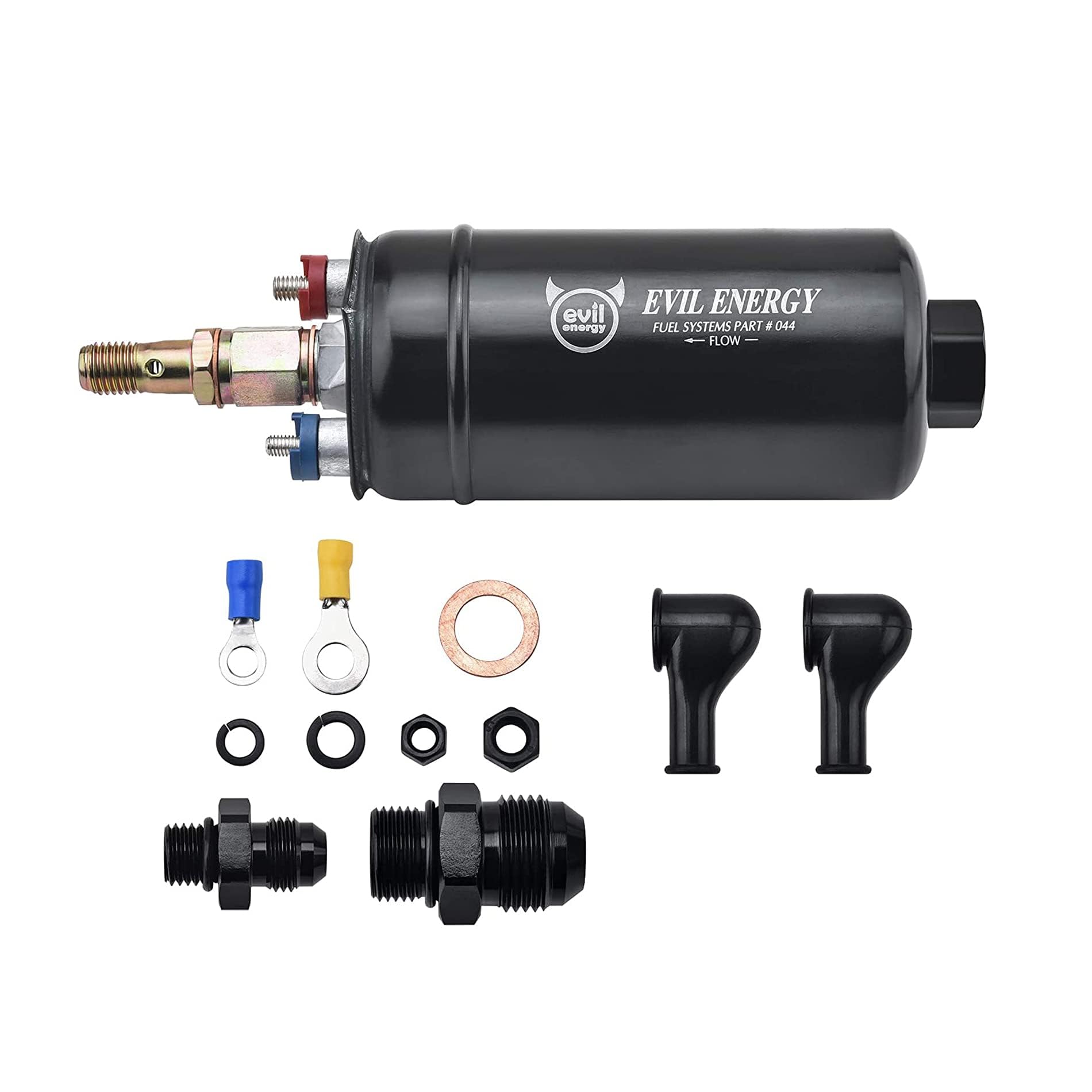 EVIL ENERGY External Inline Fuel Pump Electric 300LPH High Flow 12V UniversalGlobal Recycled StandardGlobal Recycled StandardGlobal Recycled Standard