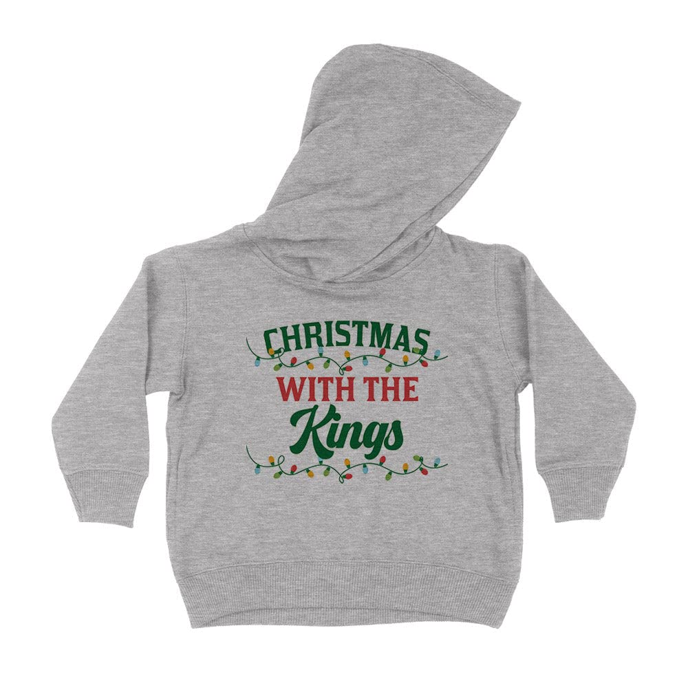Christmas with The Kings Kids Hoodie Sweatshirt Toddler 4T Heather Grey