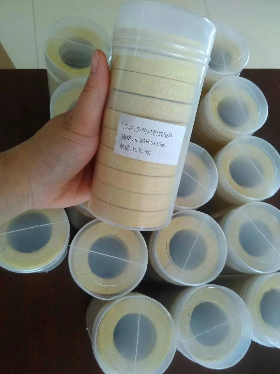 GemmySeal Aramid PTFE Gland Packing Seal Rope wear Resistance for Plunger Pump sea Pump stem 10Pcs OD95*ID75*10mmT