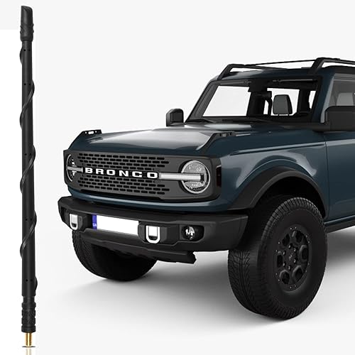 Miniatura 8 de VOFONO Antena de 33 cm Compatible con Ford Bronco 2021-2024, Antena Corta de Goma de Repuesto para Ford Bronco, Accesorios Bronco, No para Bronco