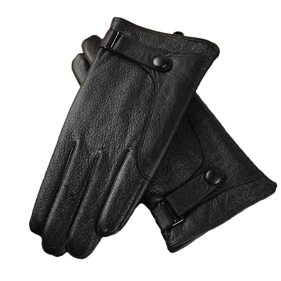 Damen Winter Warm Handschuh Gewaschene Lederoberfläche Mit Flauschigem Futter Radfahren Motorrad Handschuhe F Einheitsgröße